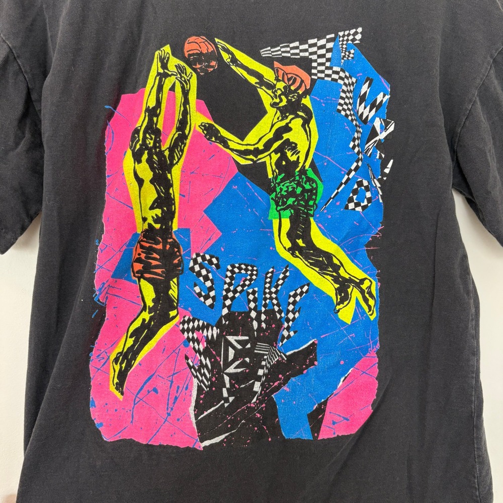 Vintage Furvo Global Quality Spike Set Graphic T Shirt Mens XL Black Made in USA - Picture 6 of 8